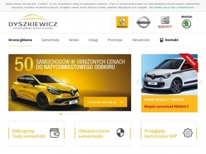 Sprzedaż i serwis aut Dacia