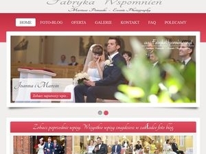 Zdjęcia ślubne tylko z Fabryką Wspomnień