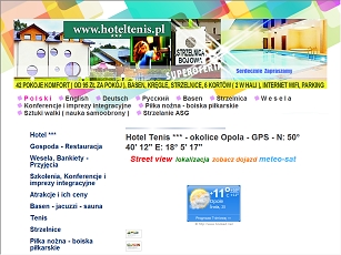 Hotel Tenis - imprezy integracyjne Opole