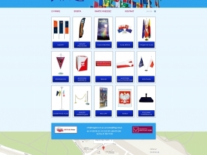 Bogactwo kolorów na flagach reklamowych