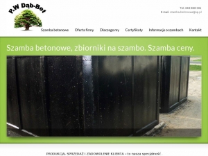 Szamba betonowe - Zbiorniki na szambo